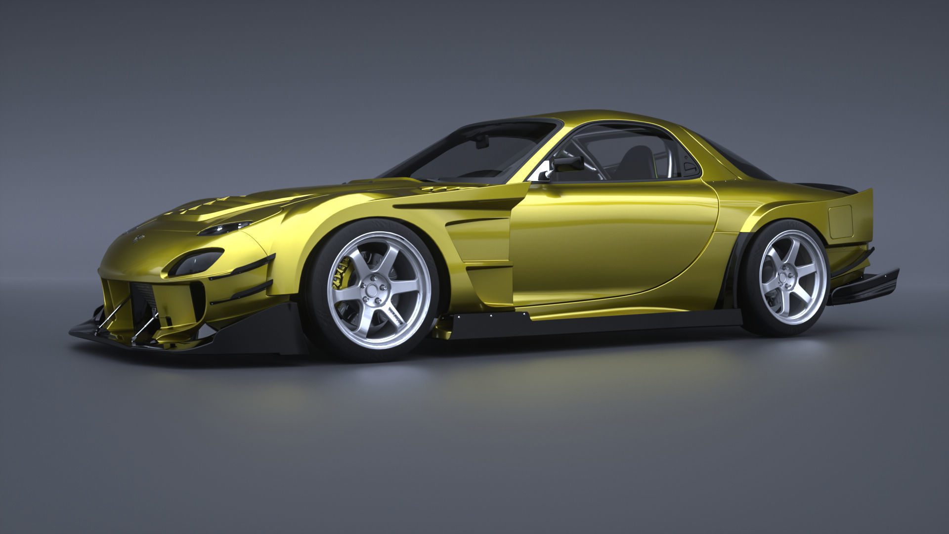 MAZDA RX-7 3D model_1