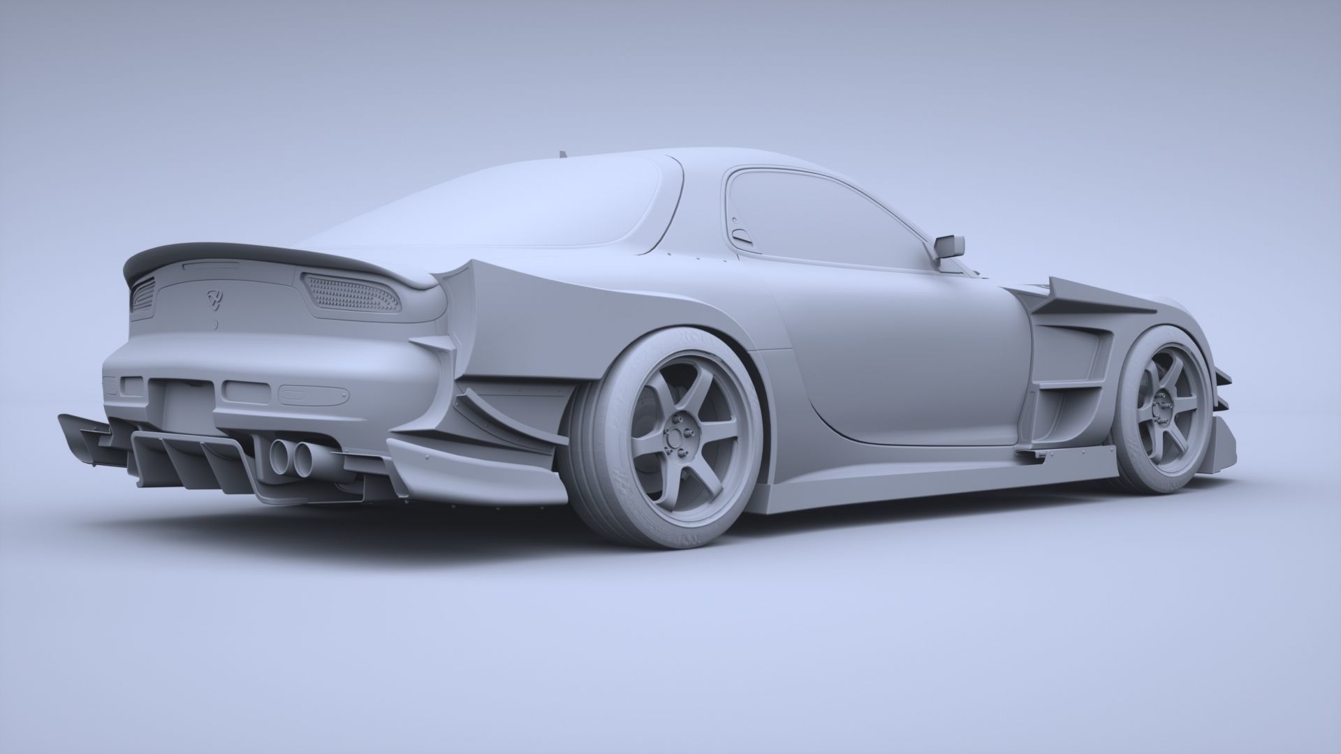 MAZDA RX-7 3D model_9