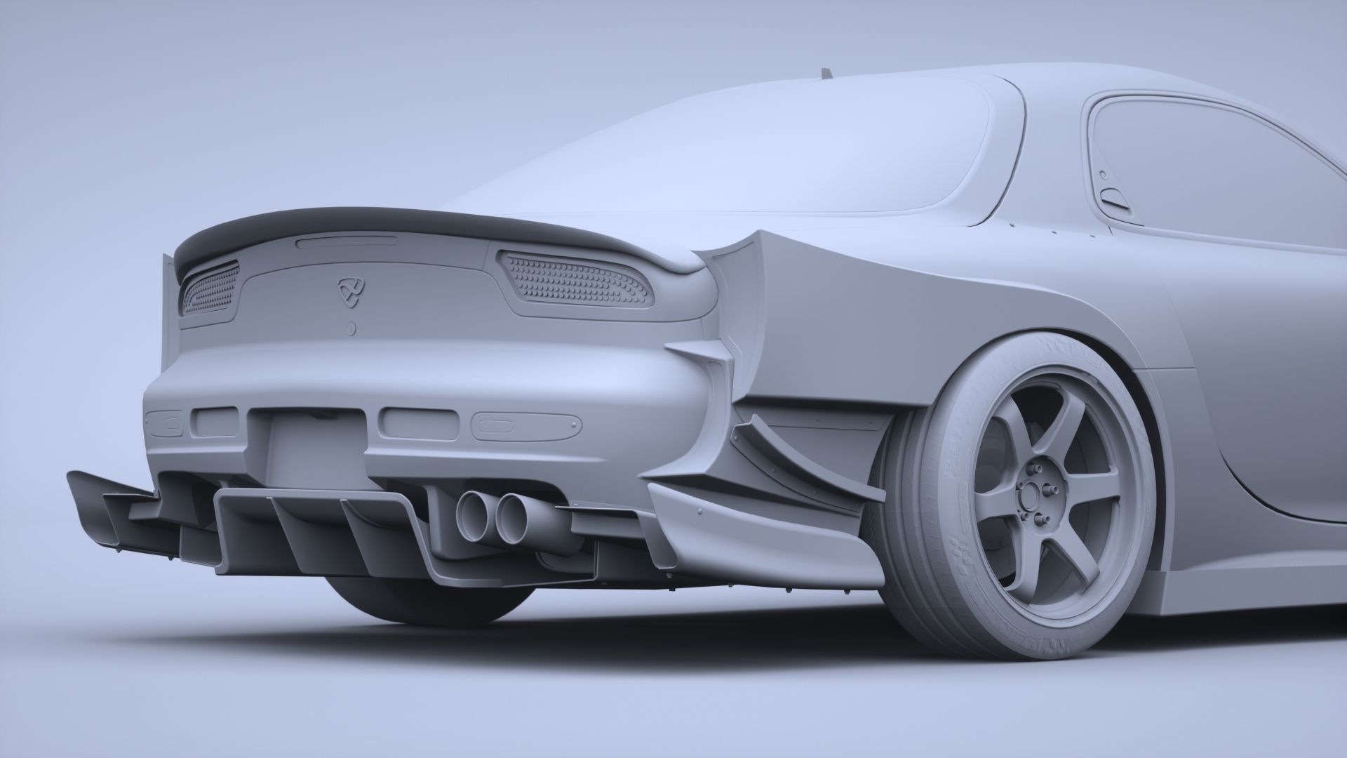 MAZDA RX-7 3D model_11