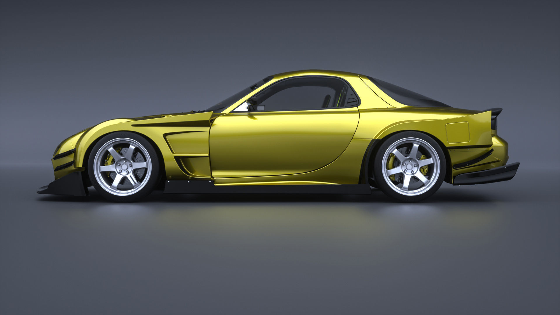 MAZDA RX-7 3D model_4