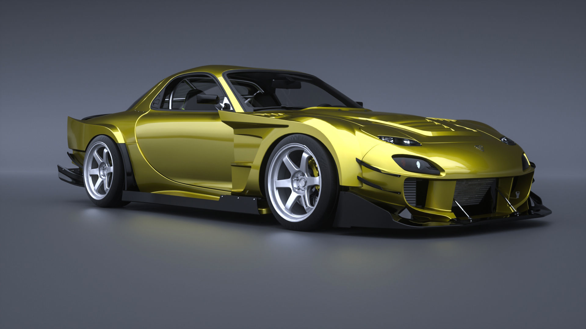MAZDA RX-7 3D model_6