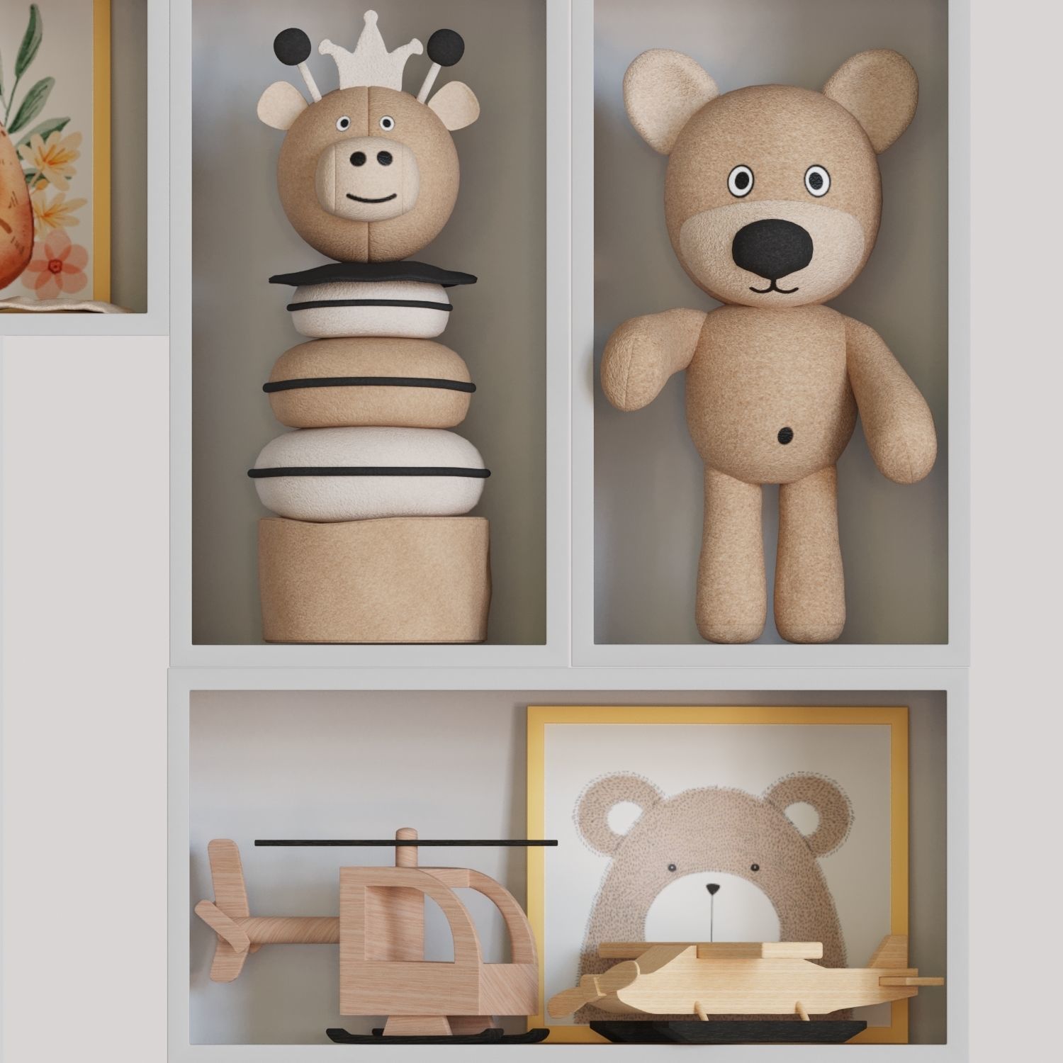 Decor set for kids 12 3D model_3