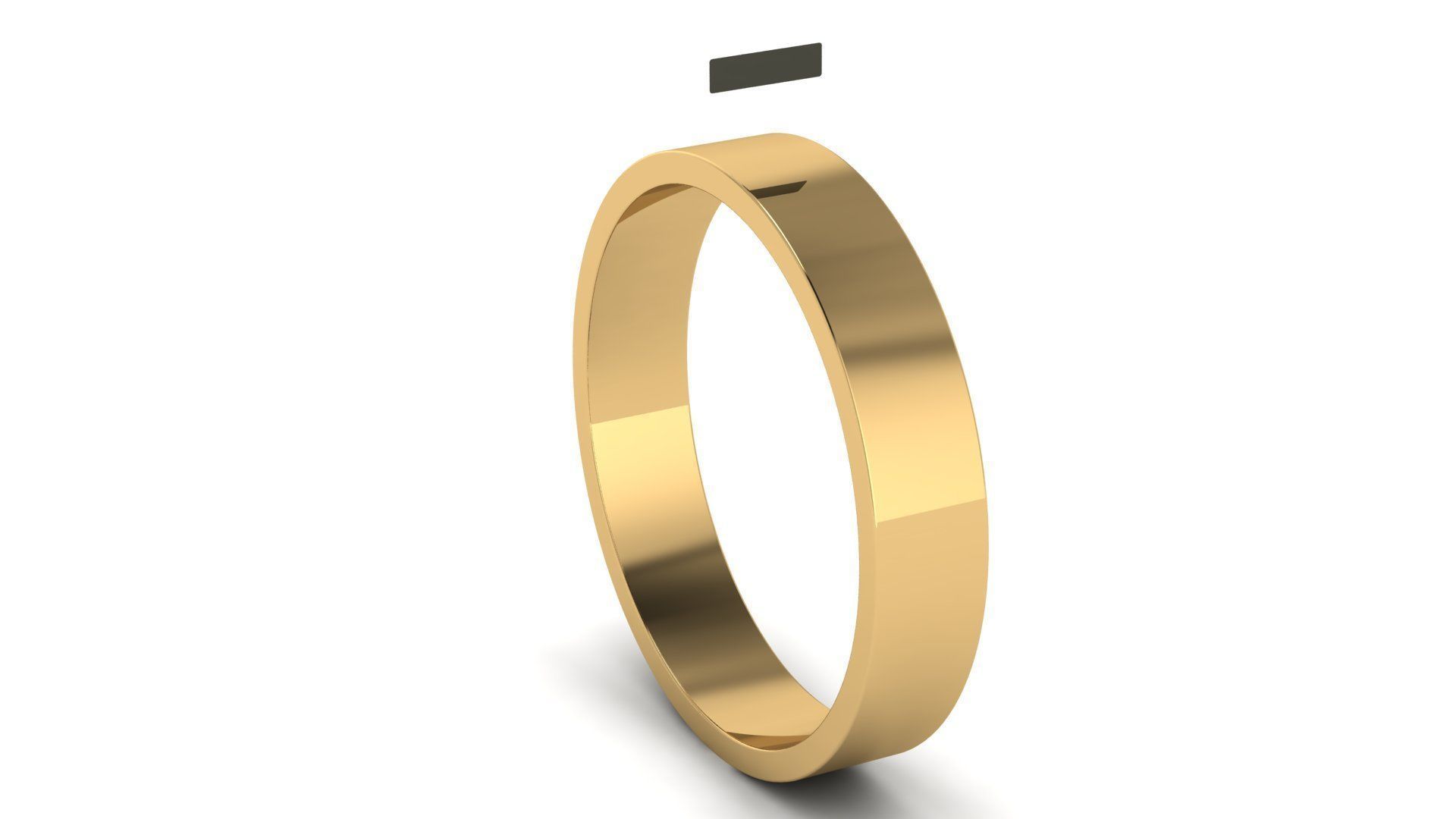 Flat Wedding Band Rings Collection US Sizes _14