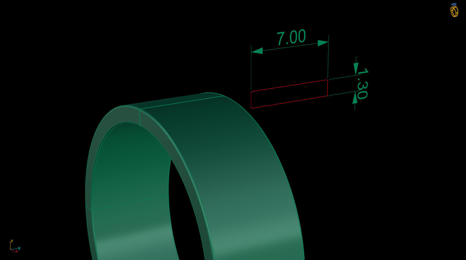 Flat Wedding Band Rings Collection US Sizes _25