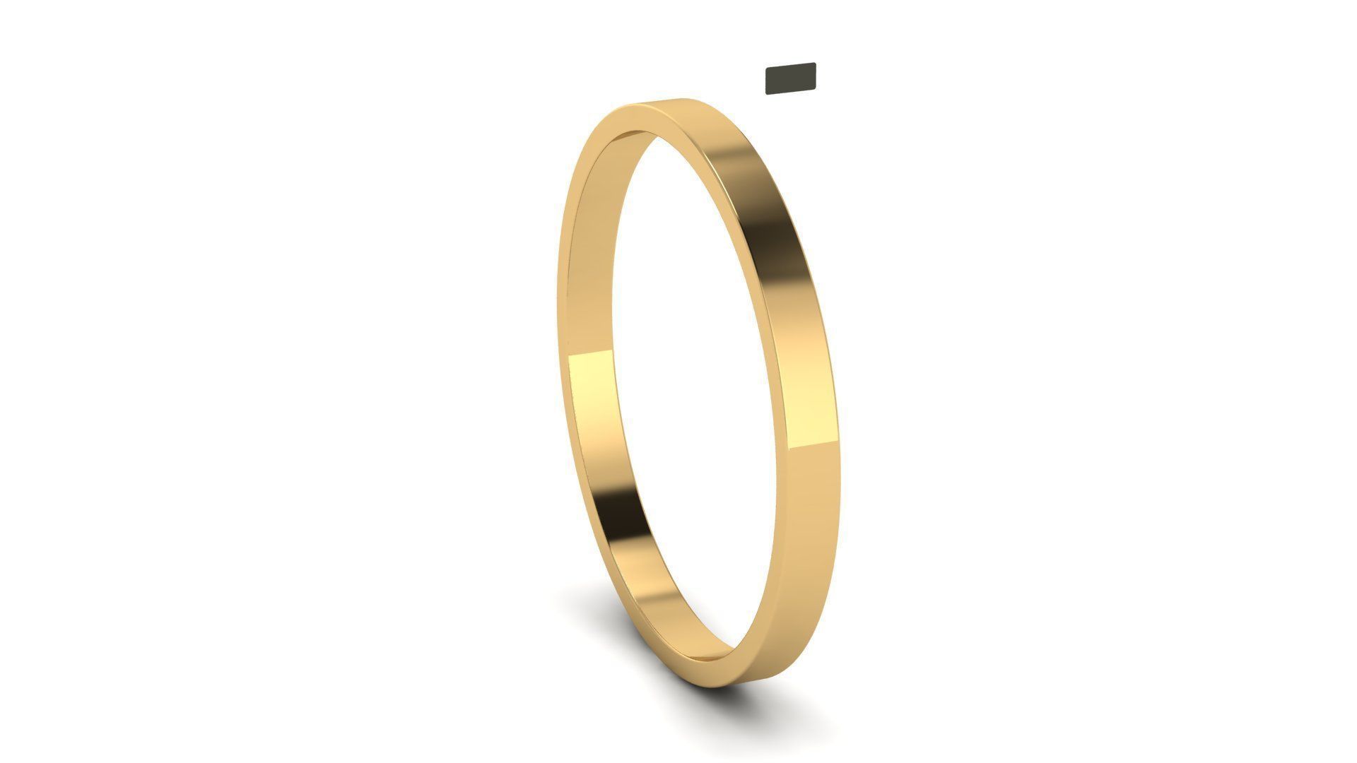 Flat Wedding Band Rings Collection US Sizes _8