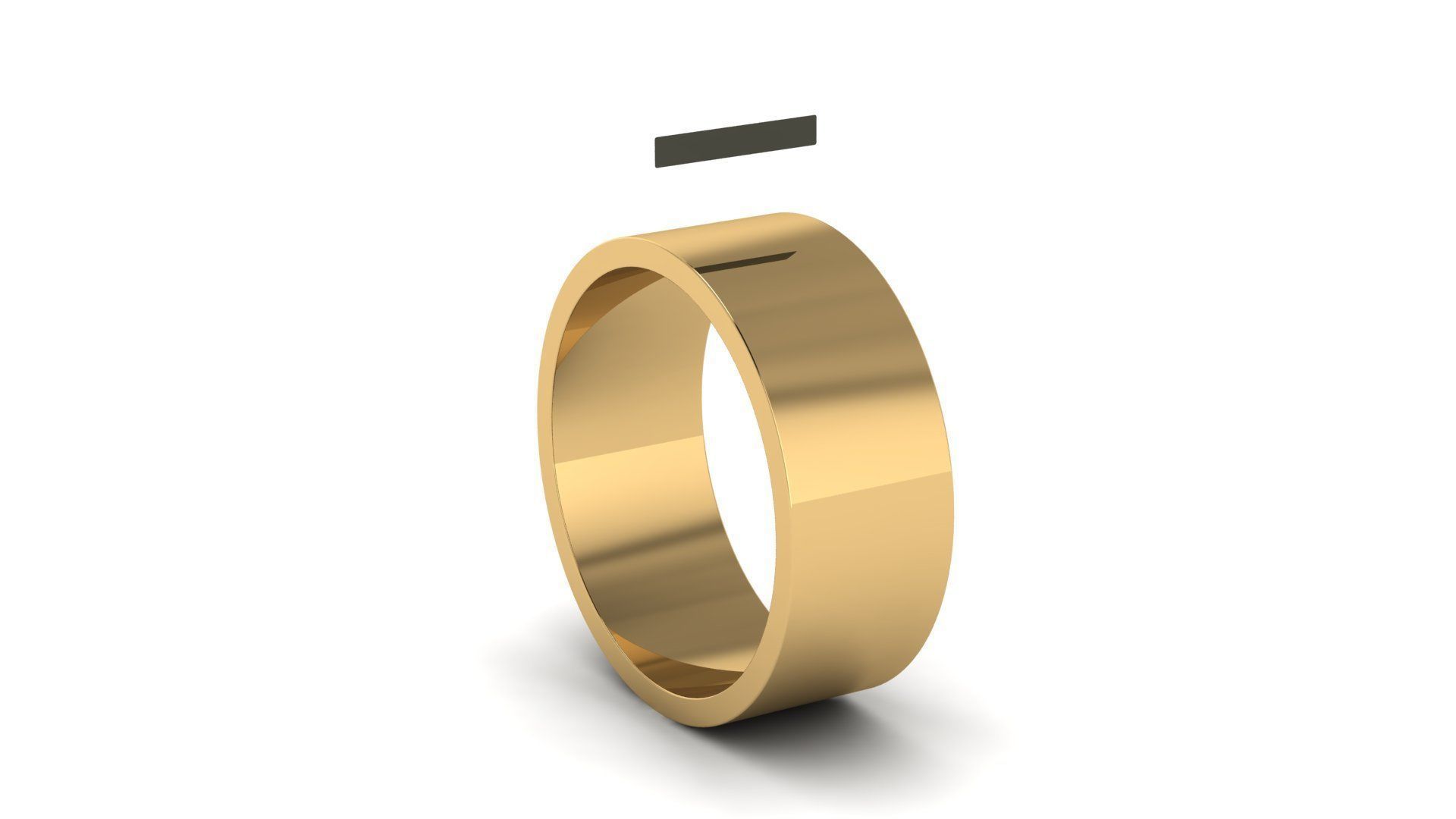 Flat Wedding Band Rings Collection US Sizes _26