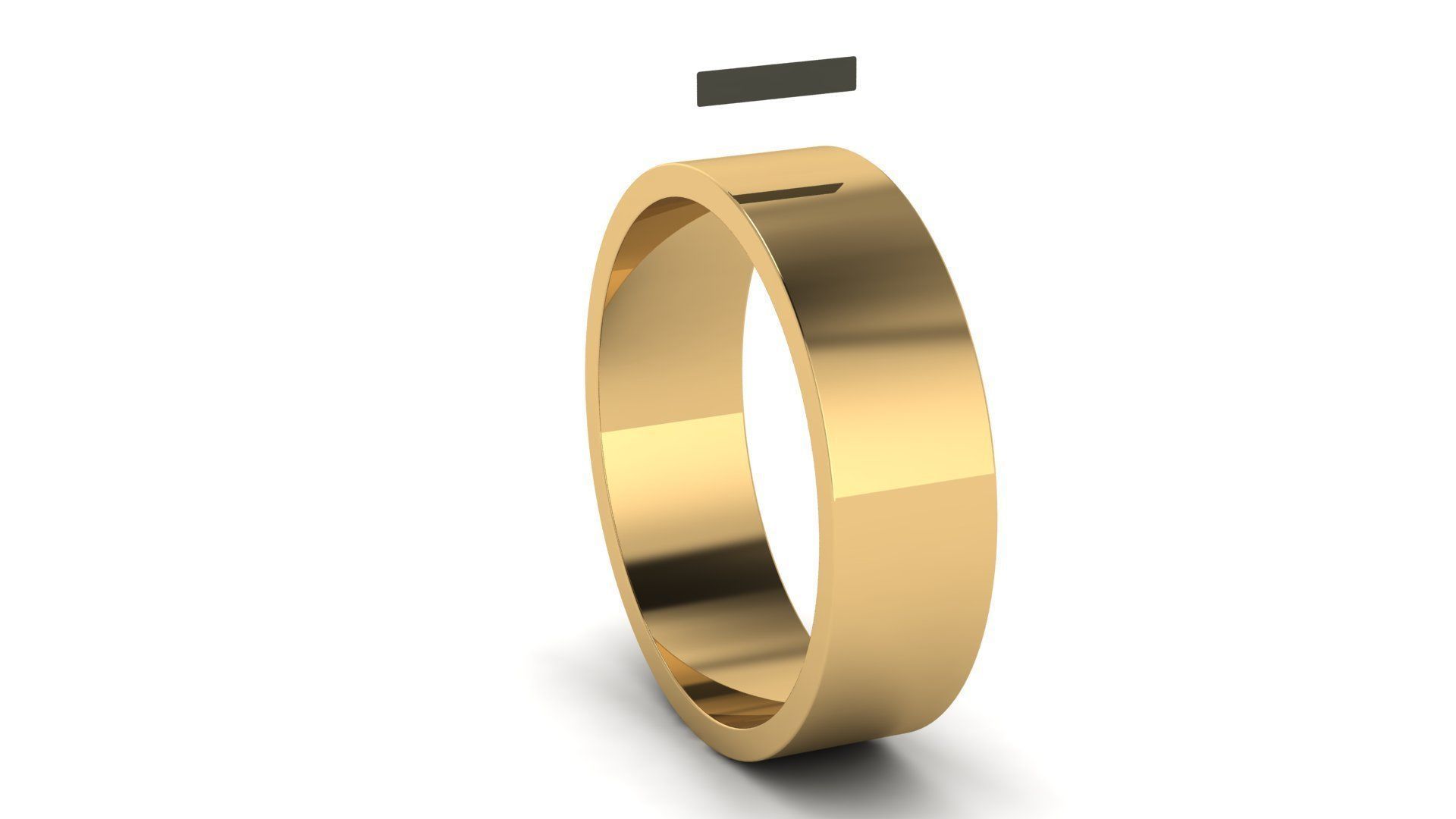 Flat Wedding Band Rings Collection US Sizes _21