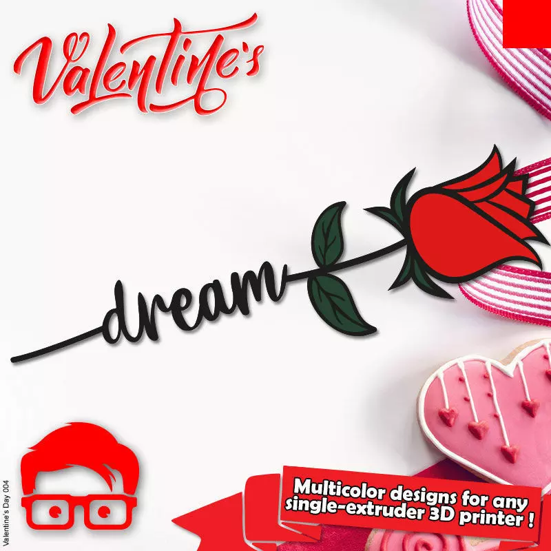 Valentine ornament unique gift for your loved one 3D print model_0