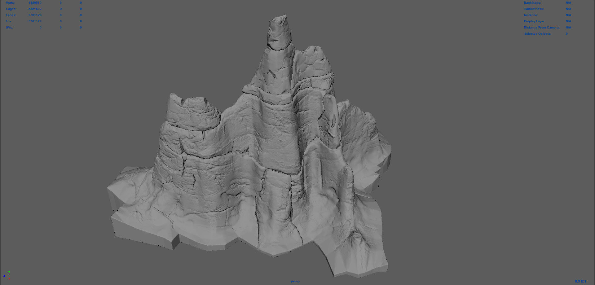 Mountain Peak Printable 3D print model_3