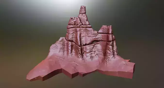 Mountain Peak Printable 3D print model