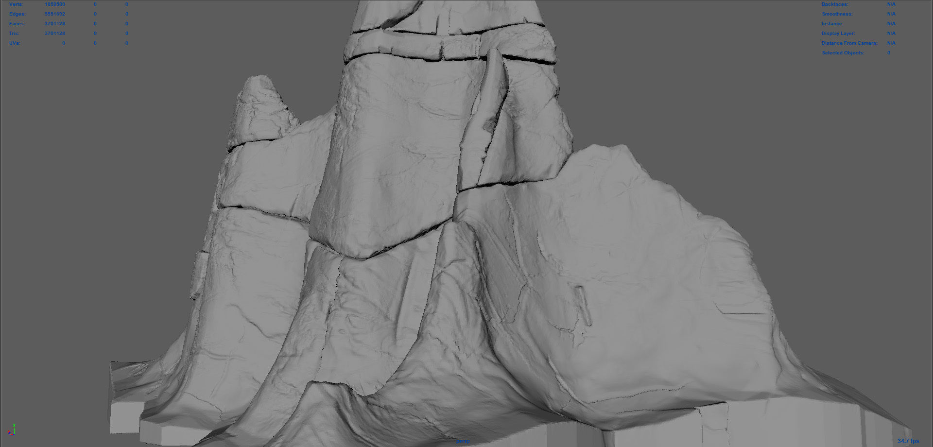 Mountain Peak Printable 3D print model_7