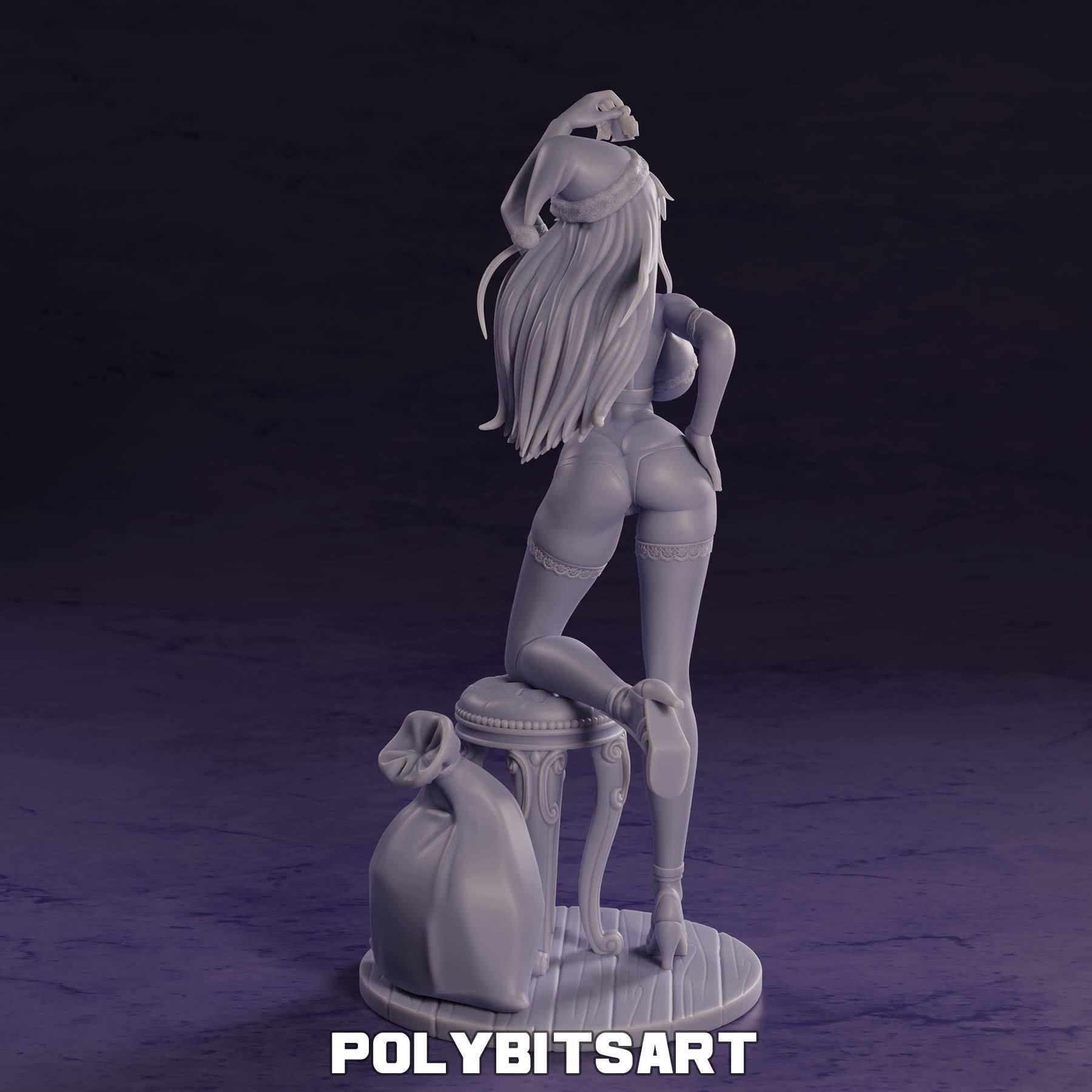 Nami One Piece Christmas Figure 3D print model_12