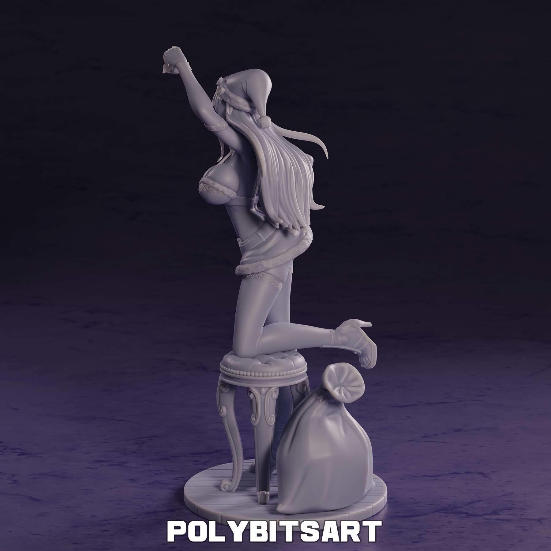 Nami One Piece Christmas Figure 3D print model_16