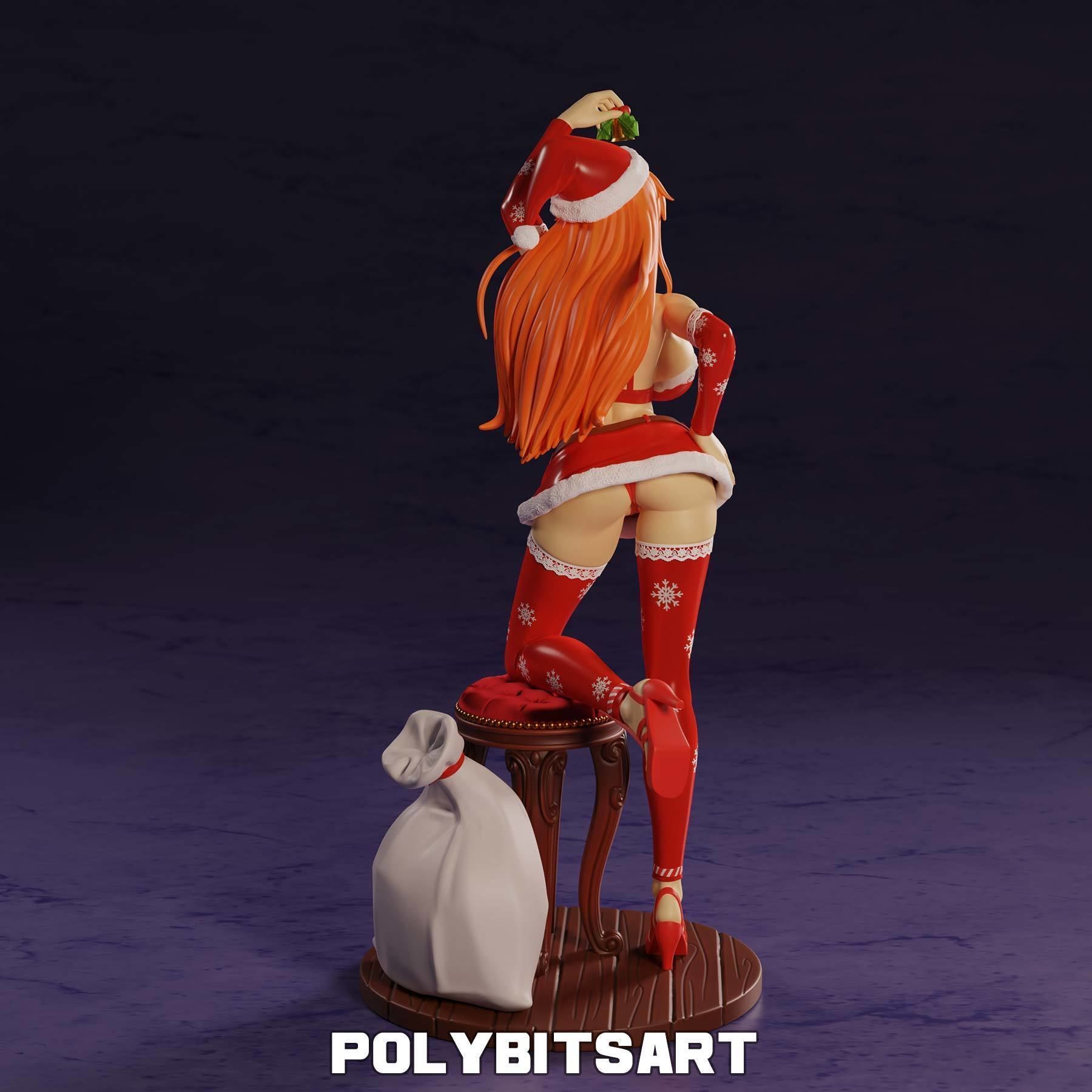 Nami One Piece Christmas Figure 3D print model_9