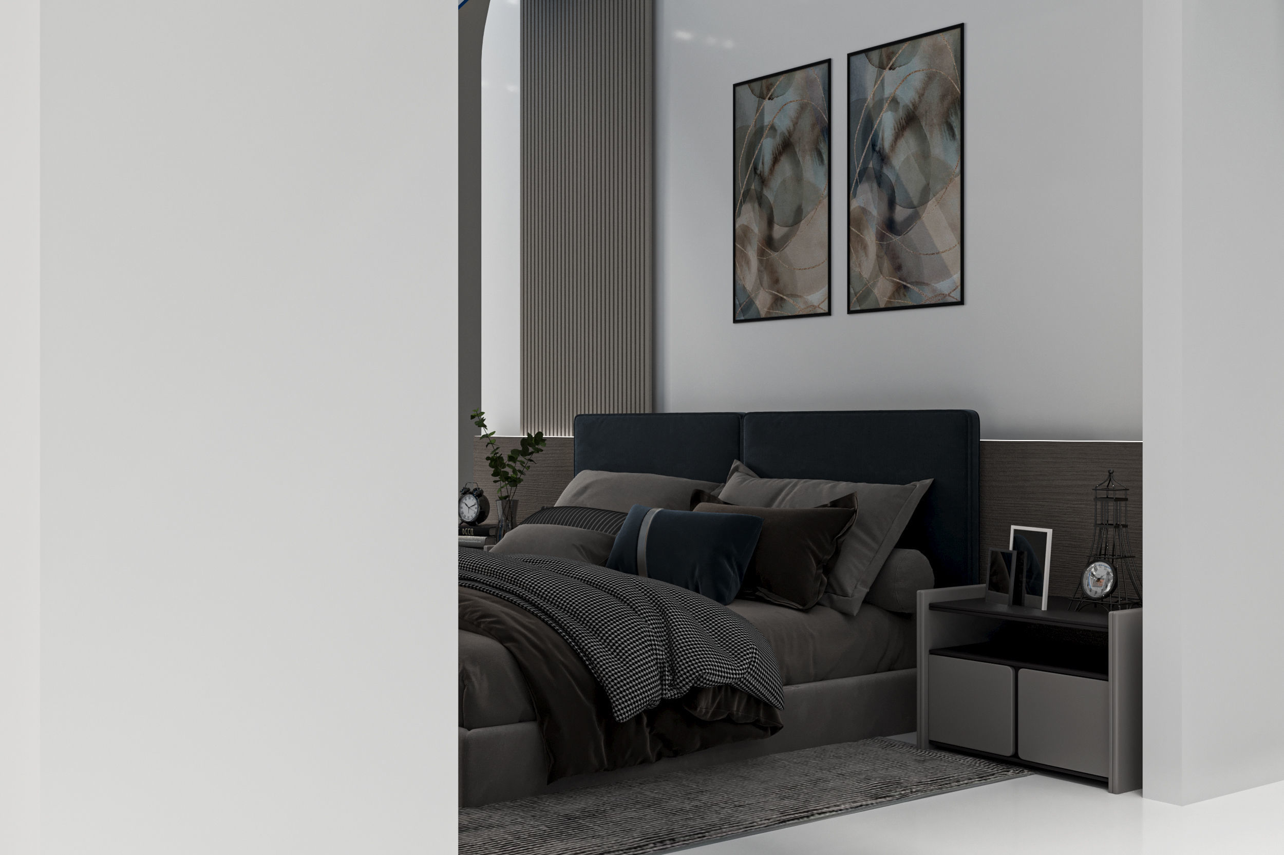 Mezzanine Exhibition booth 15x6 3D model_7