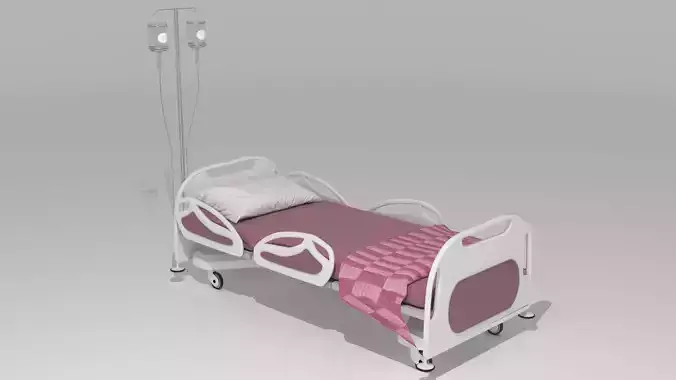 Hospital Bed 3 - 4K