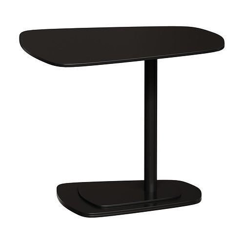 Insula 5198 Picolo Side Table Black Aluminum 3D model