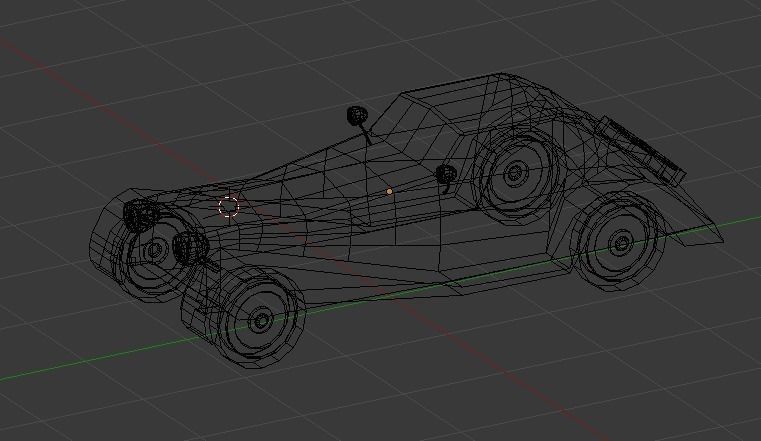 Classic Car Free 3D model_1