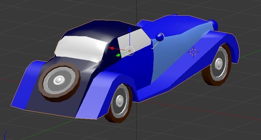 Classic Car Free 3D model_4