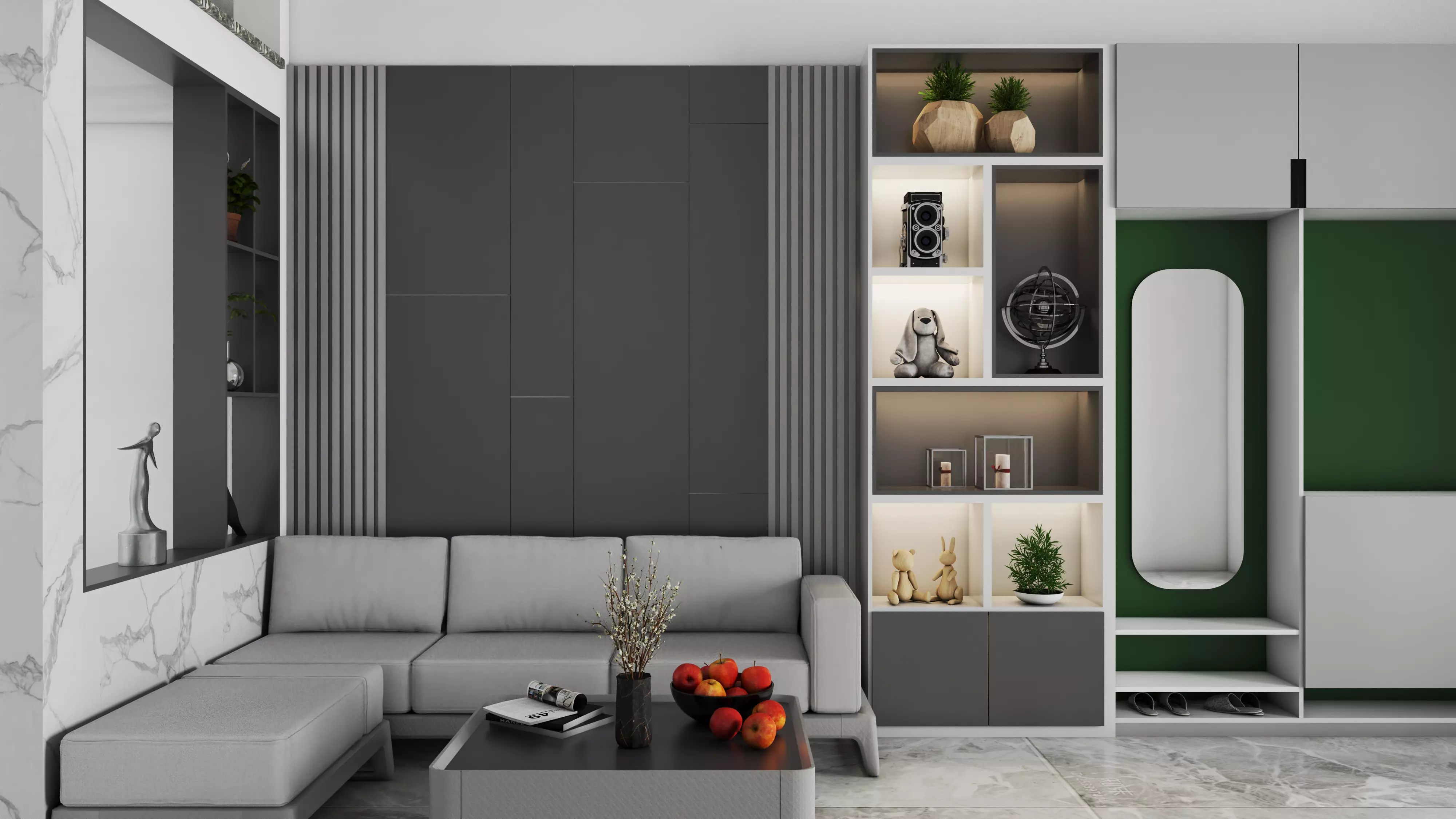 livingroom wall decor Free 3D model