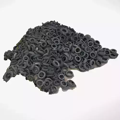 Tire dump 3D model