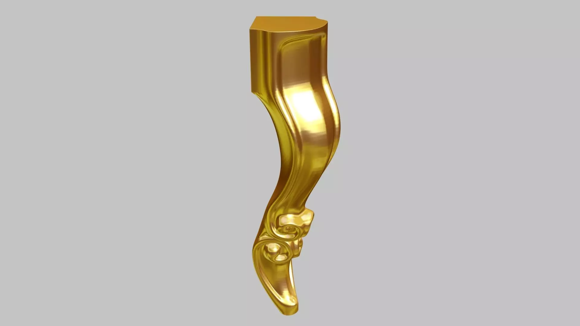 Furniture Leg CNC Mold 10004 3D model