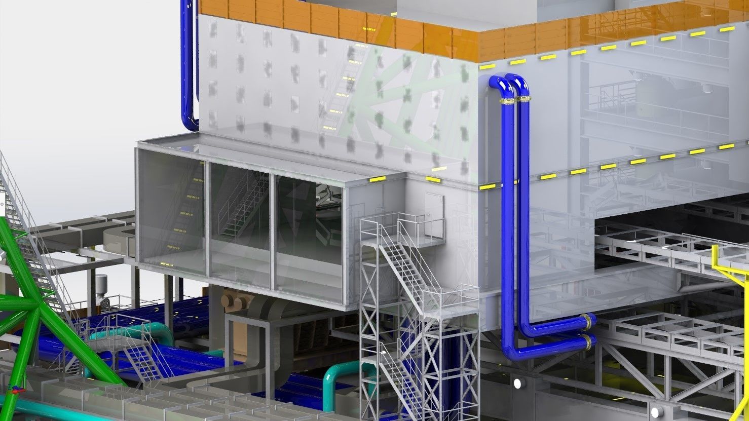 Berkut Oil Rig Largest Oil Rig in world 3D model_5