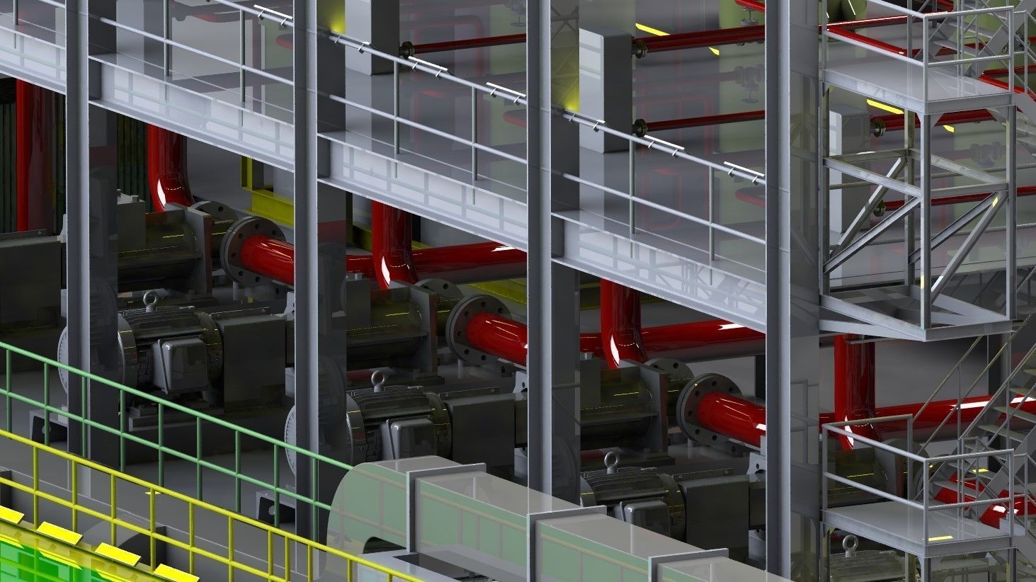 Berkut Oil Rig Largest Oil Rig in world 3D model_14