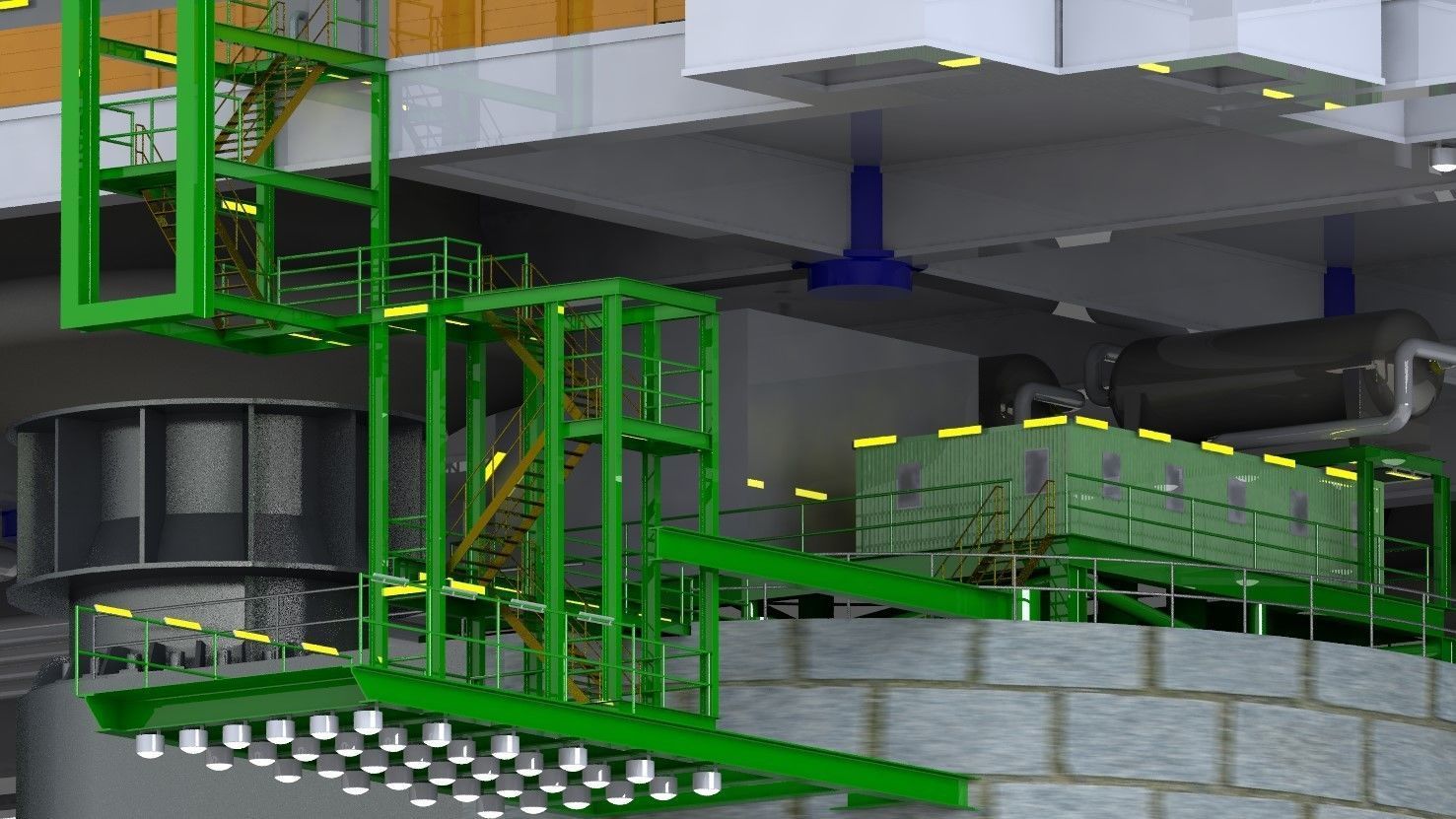 Berkut Oil Rig Largest Oil Rig in world 3D model_13