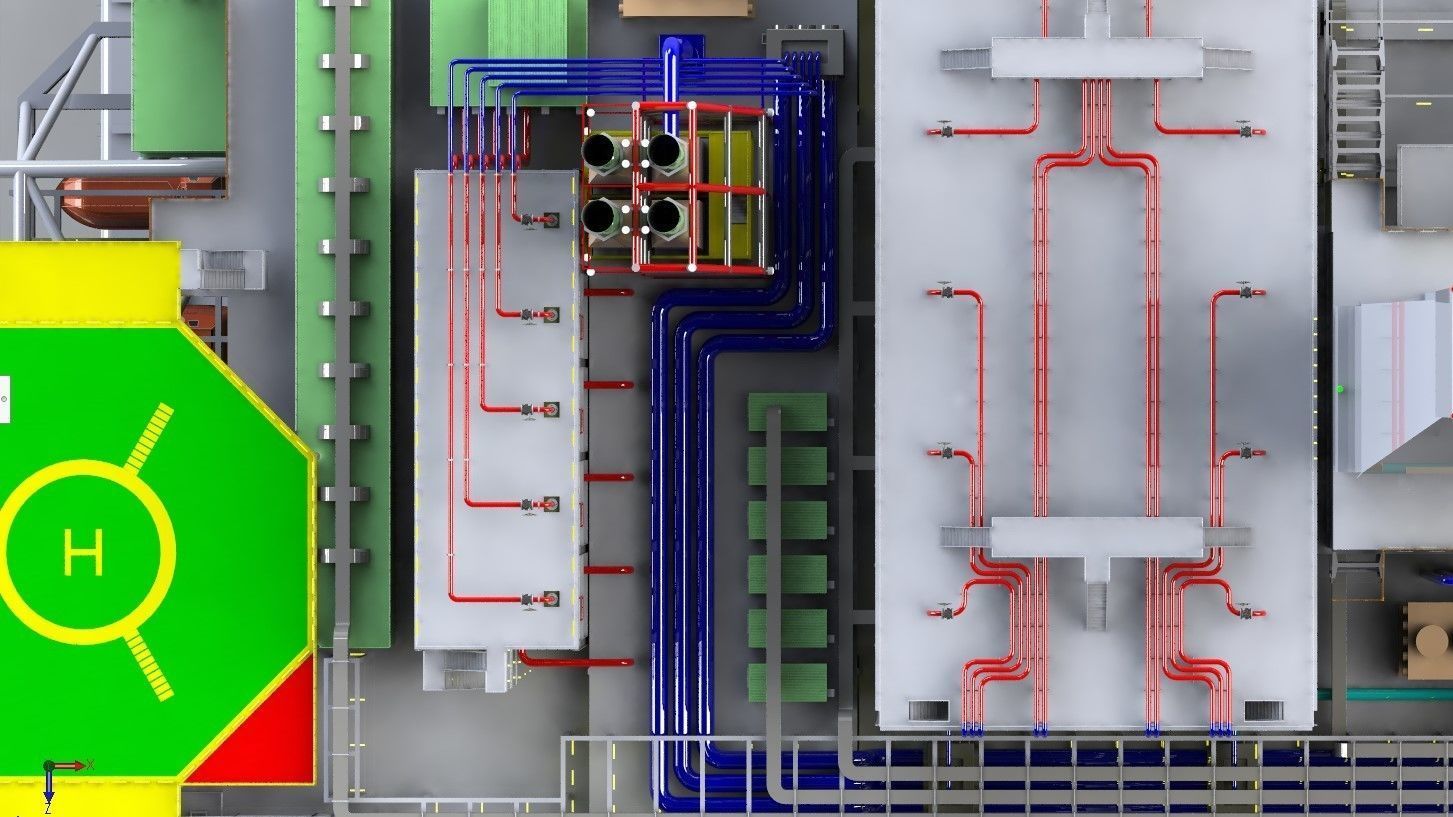 Berkut Oil Rig Largest Oil Rig in world 3D model_7