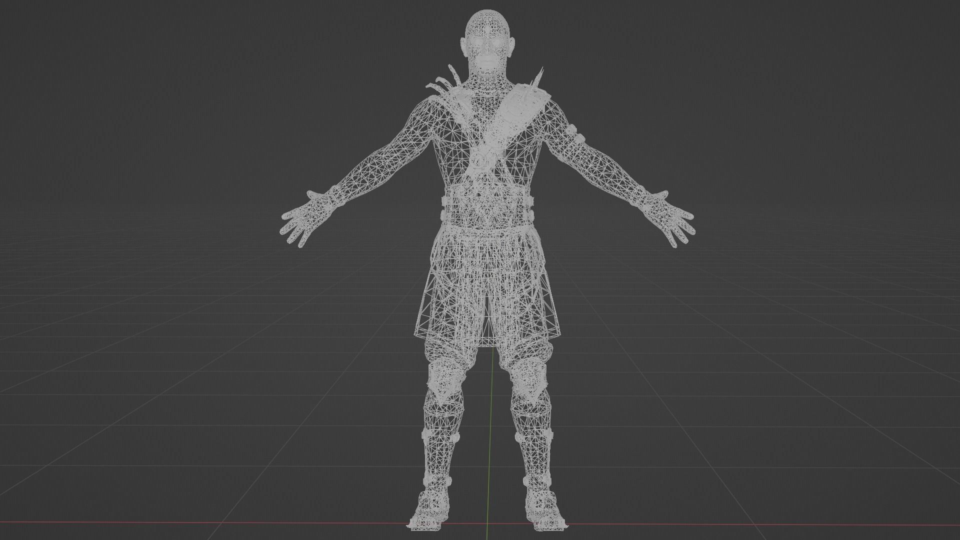 Quan Chi Low-poly 3D model_6