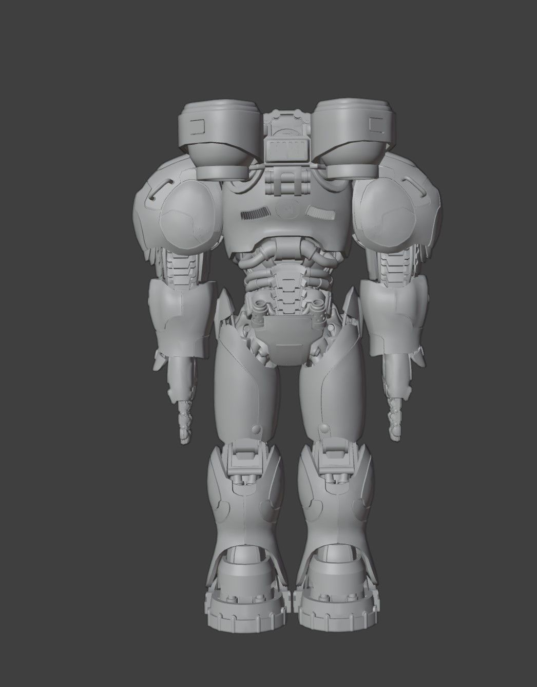 marine armor 3D model_9