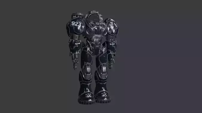 marine armor 3D model