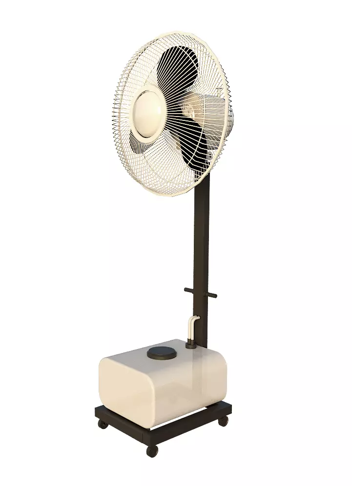 Misty Fan 3D model_0