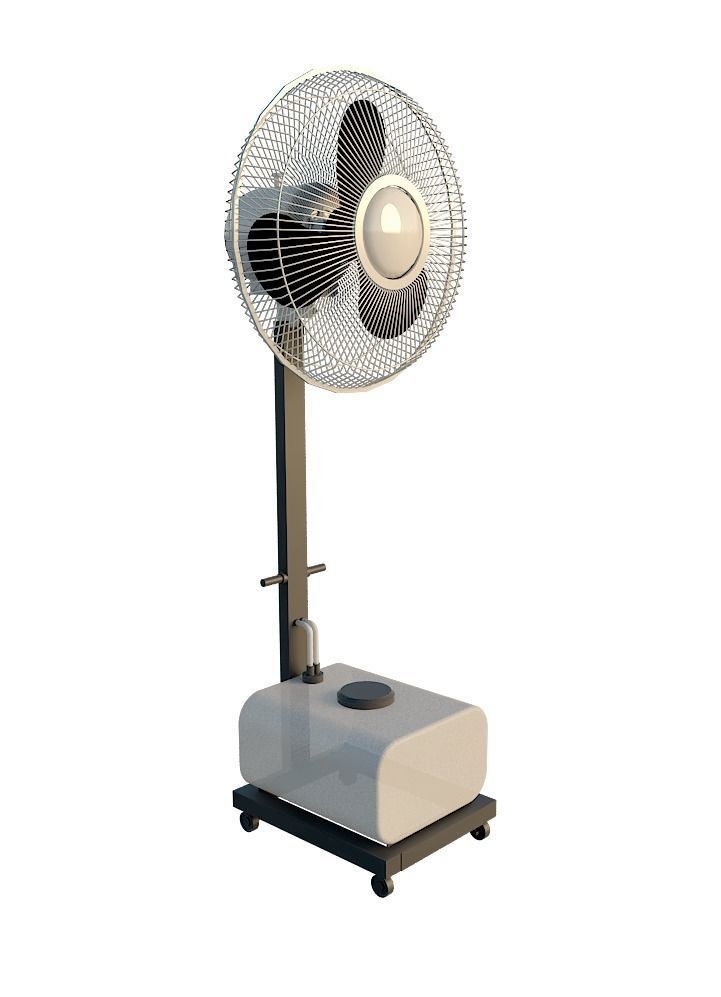Misty Fan 3D model_1