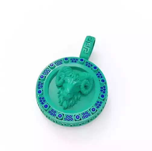  Aries Zodiac Pendant
