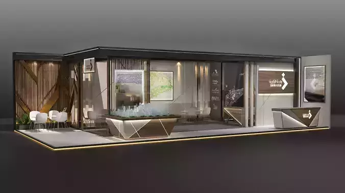 Real Estate Exhibition  3D model
