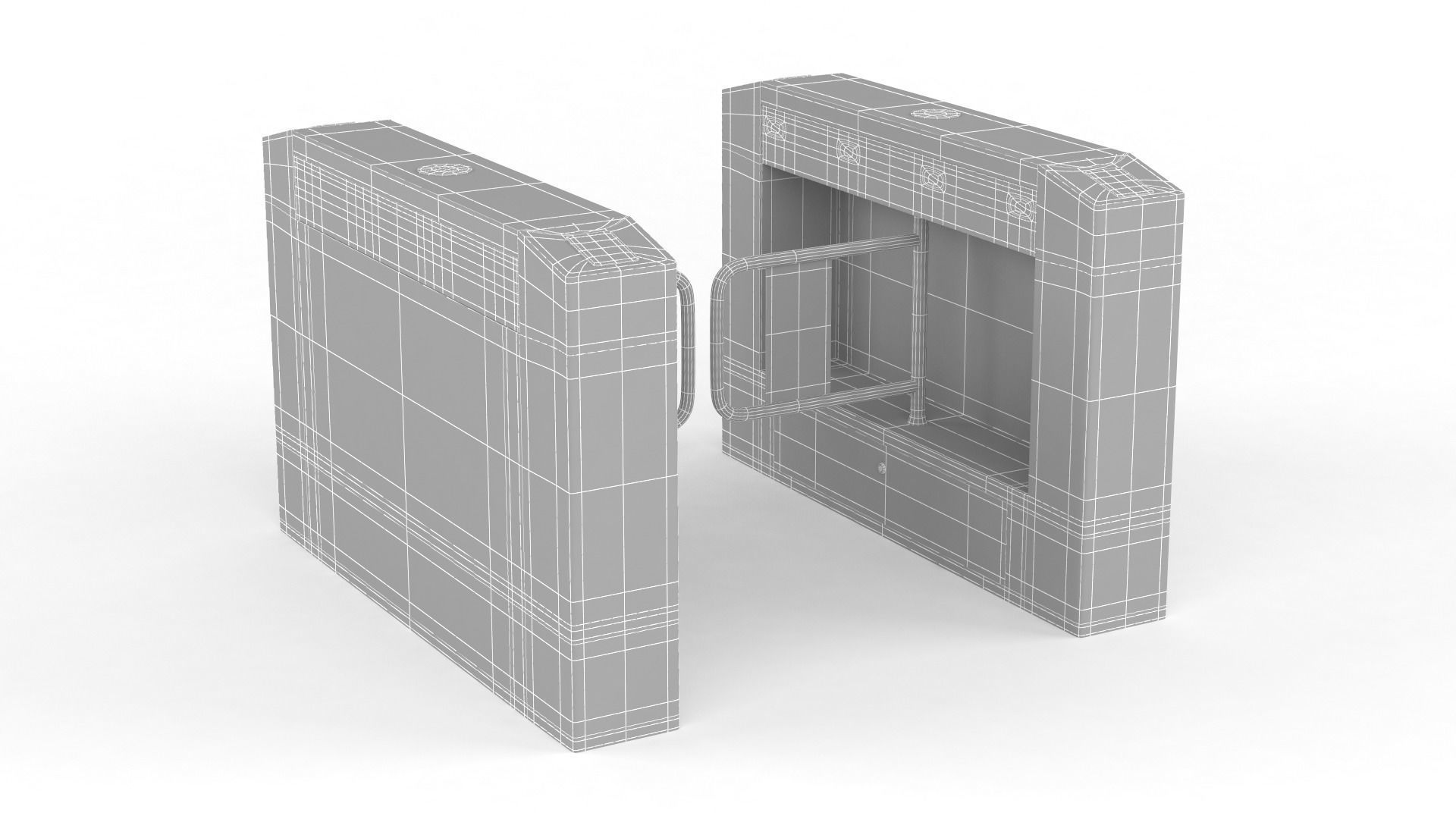 Turnstile Gate 3D model_6