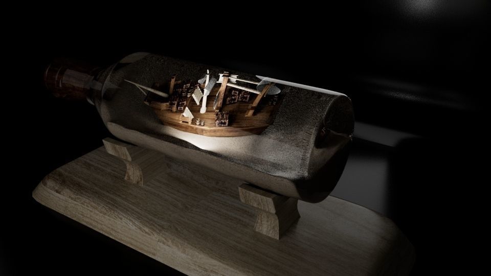 Impossible Bottle 3D model_6