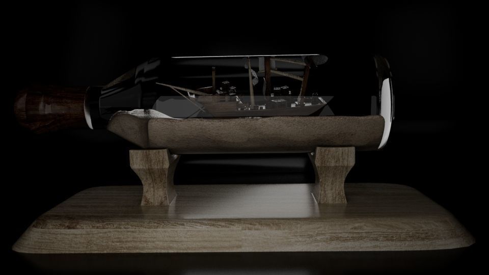 Impossible Bottle 3D model_3