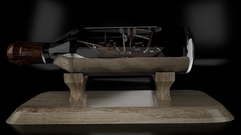 Impossible Bottle 3D model_7