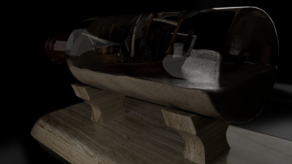 Impossible Bottle 3D model_4