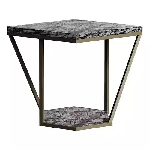 9502 Side Table  Nero Orobico