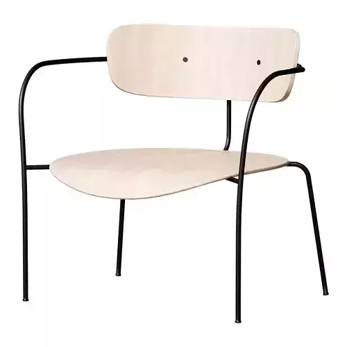 Pavilion AV5 Armchair  Black Lacquered Oak