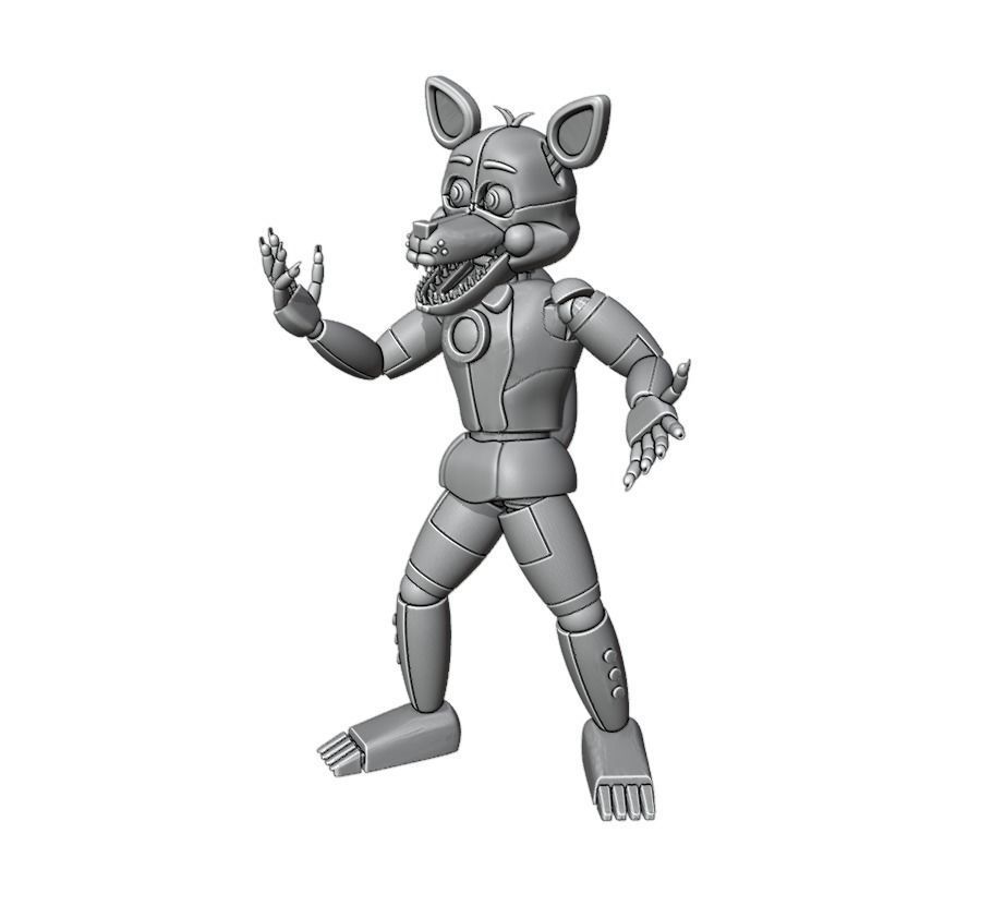 Funtime Foxy 3D print model_1