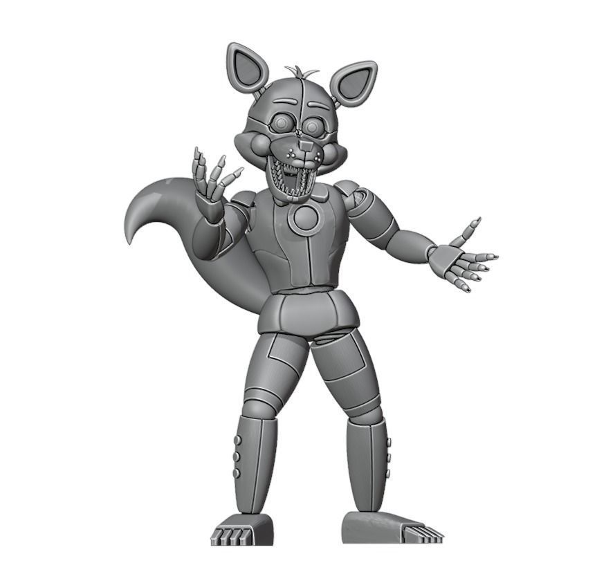 Funtime Foxy 3D print model_4