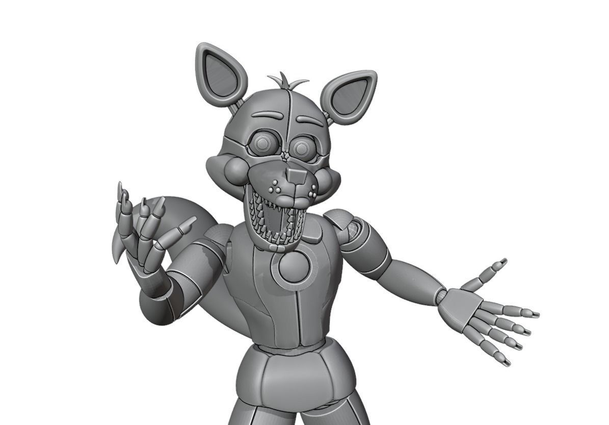Funtime Foxy 3D print model_3