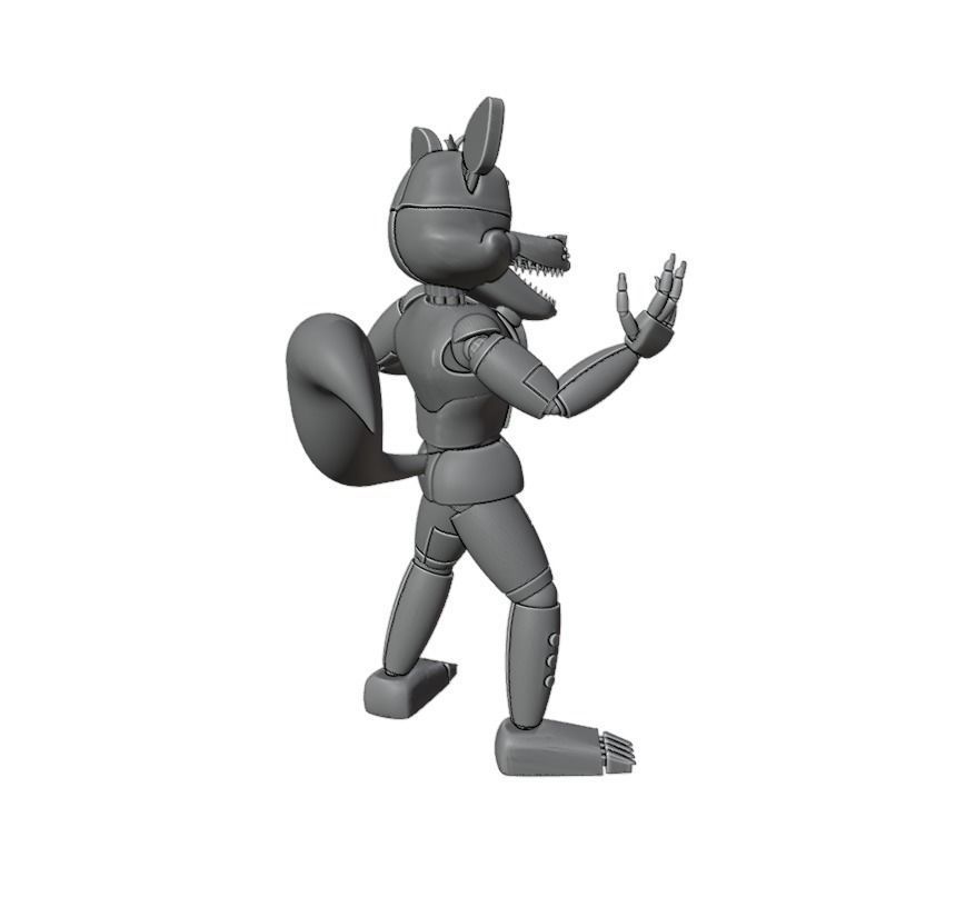 Funtime Foxy 3D print model_2