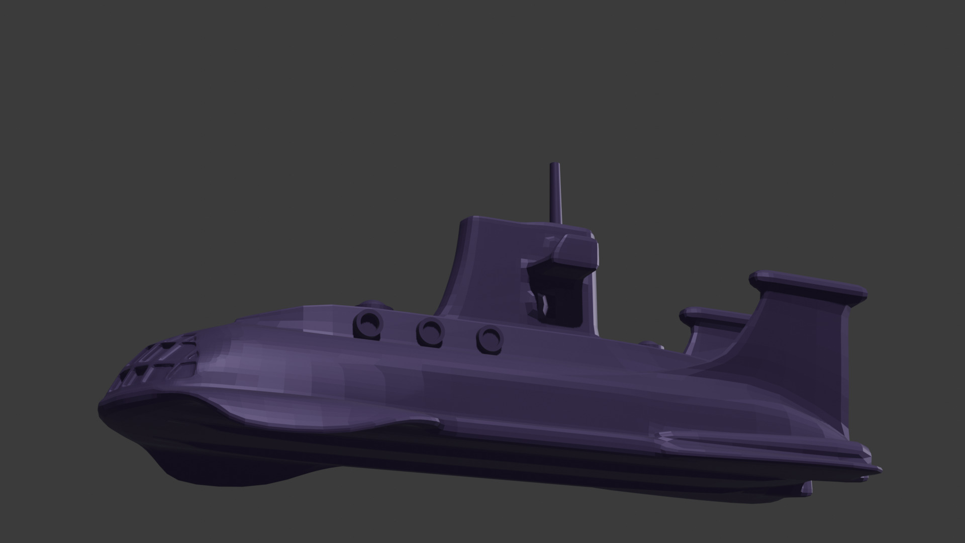 Submarine Toy 3D print model_8