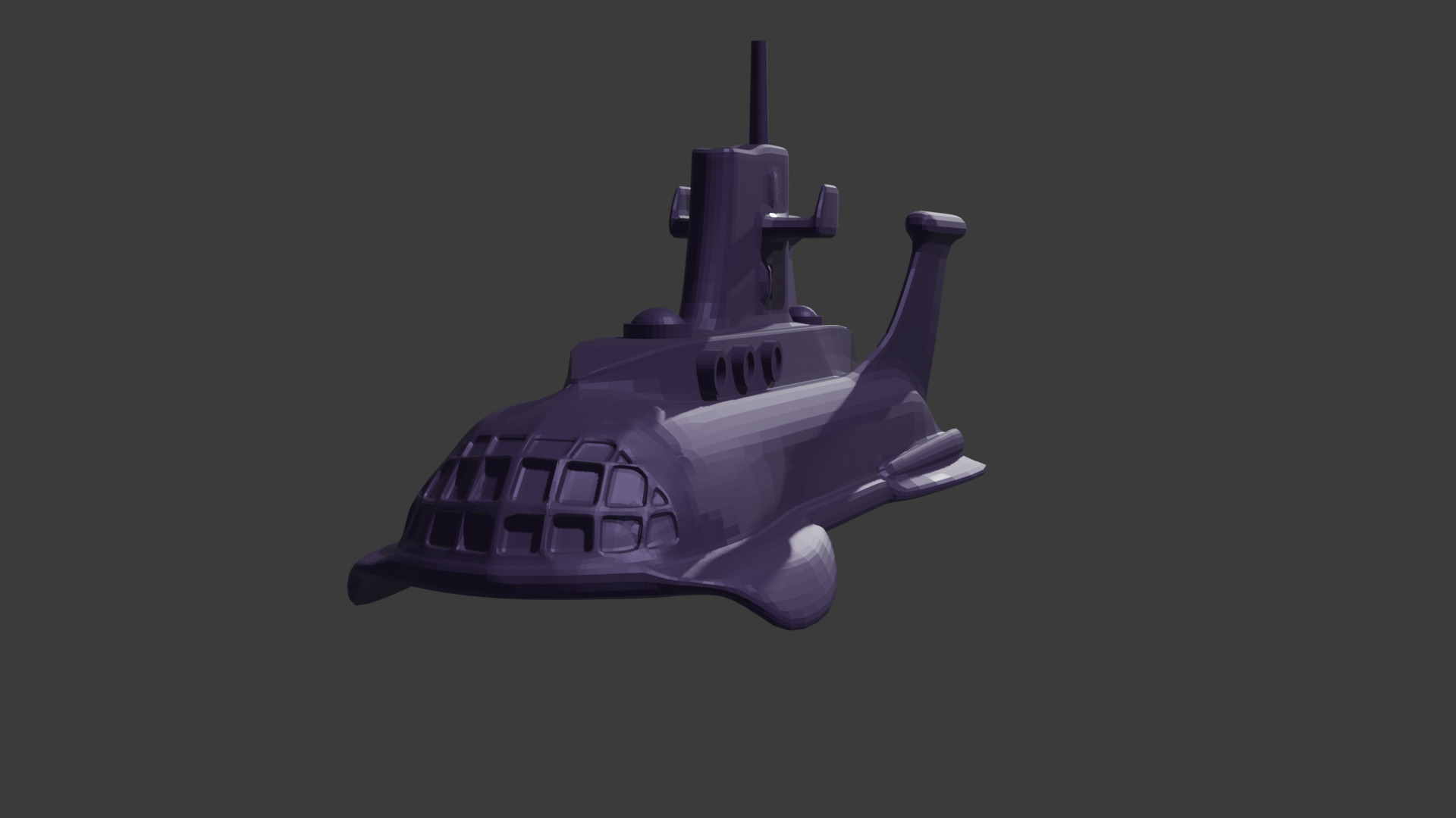 Submarine Toy 3D print model_5